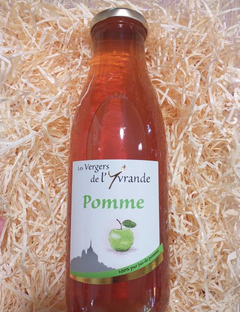 Jus pomme Les vergers de l'Yvrande 75cl